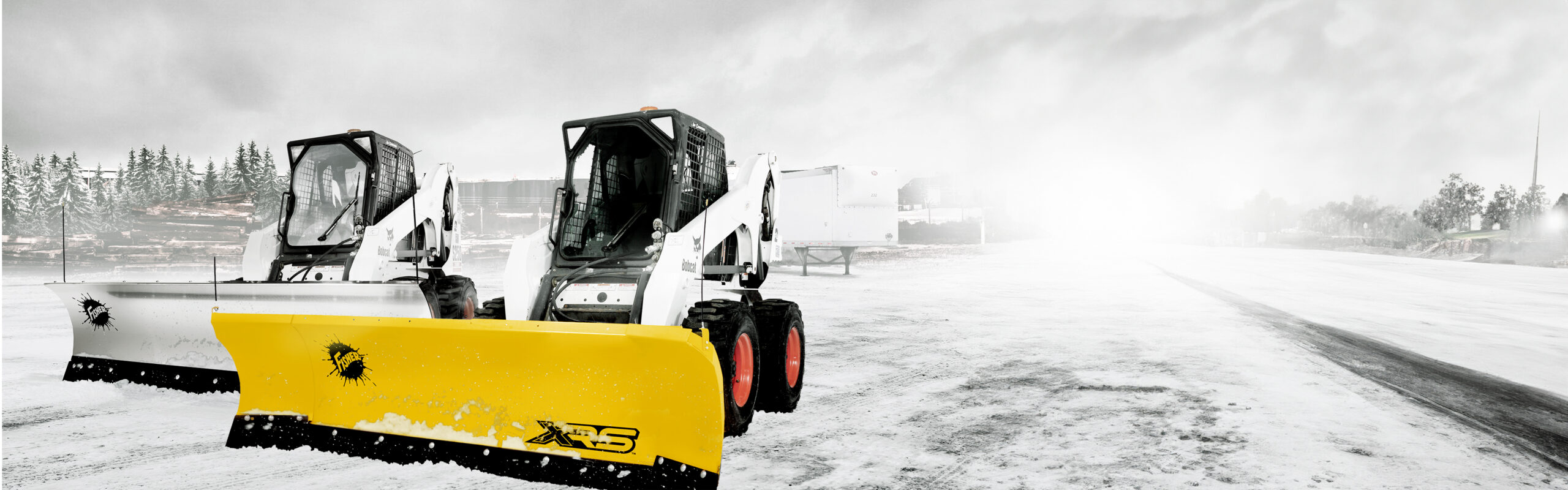 skid steer snowplows from fisher