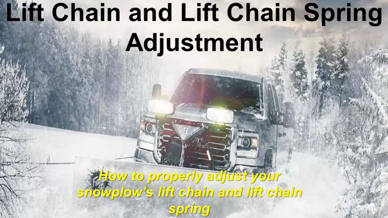lift chain and spring adjustment